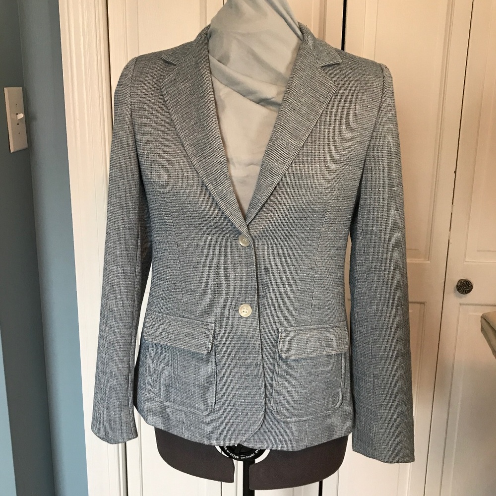 Vintage Talbott Blazer in blue/white/black